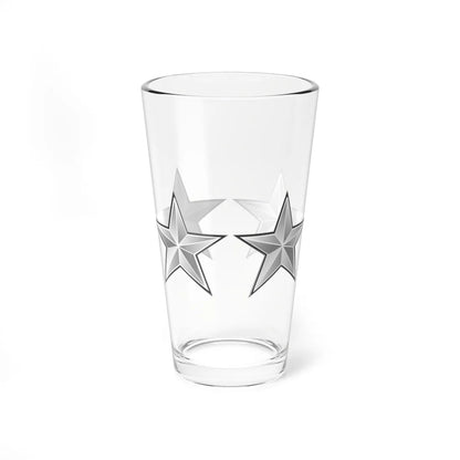 4 Star (United States) (Military Rank) Pint Glass 16oz - Go Mug Yourself