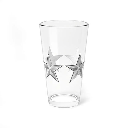 4 Star (United States) (Military Rank) Pint Glass 16oz - Go Mug Yourself