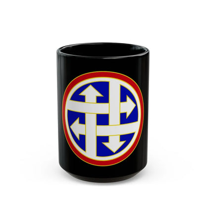 4 Sustainment Command (U.S. Army) Black Coffee Mug-15oz-Go Mug Yourself