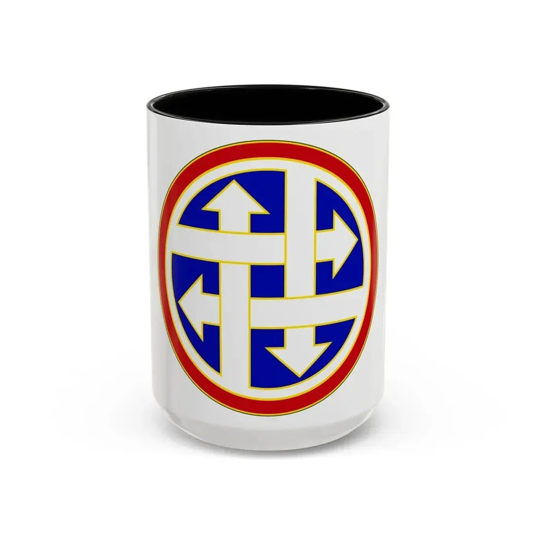4 Sustainment Command (U.S. Army) Accent Coffee Mug 15oz Black - Go Mug Yourself