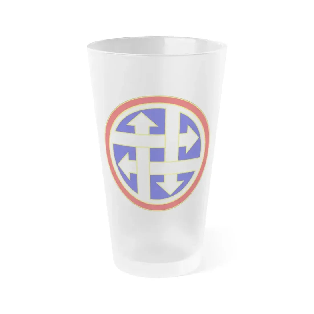 4 Sustainment Command (U.S. Army) Frosted Pint Glass 16oz Default Title - Go Mug Yourself
