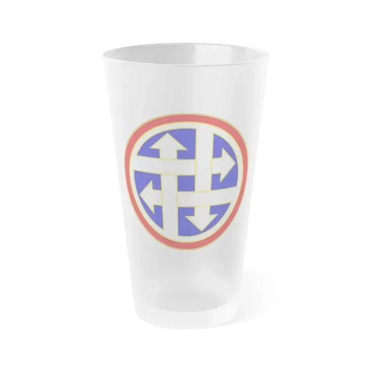 4 Sustainment Command (U.S. Army) Frosted Pint Glass 16oz Default Title - Go Mug Yourself