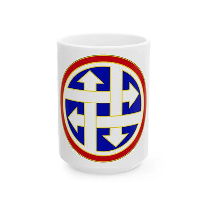 4 Sustainment Command (U.S. Army) White Coffee Mug 15oz - Go Mug Yourself