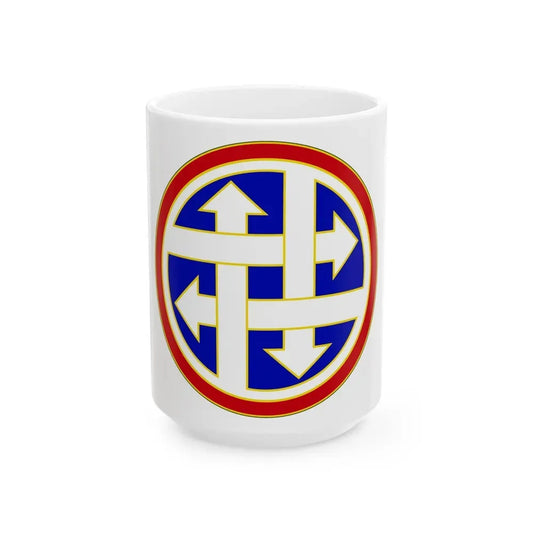 4 Sustainment Command (U.S. Army) White Coffee Mug 15oz - Go Mug Yourself