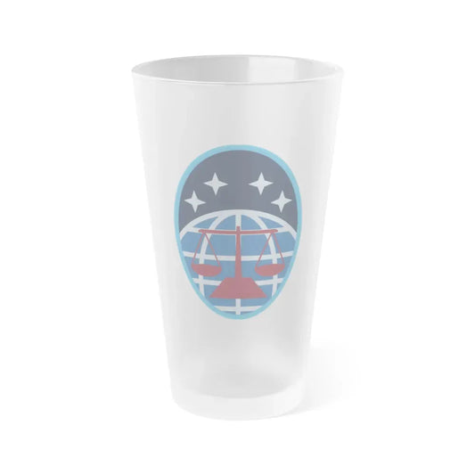 4 Test and Evaluation Squadron (U.S. Space Force) Frosted Pint Glass 16oz Default Title - Go Mug Yourself