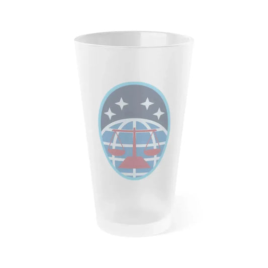 4 Test and Evaluation Squadron (U.S. Space Force) Frosted Pint Glass 16oz Default Title - Go Mug Yourself