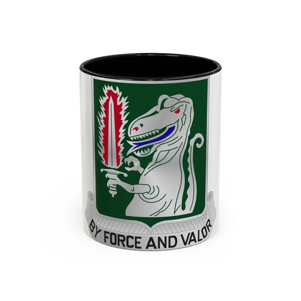 40 Cavalry Regiment (U.S. Army) Accent Coffee Mug-11oz-Black-Go Mug Yourself