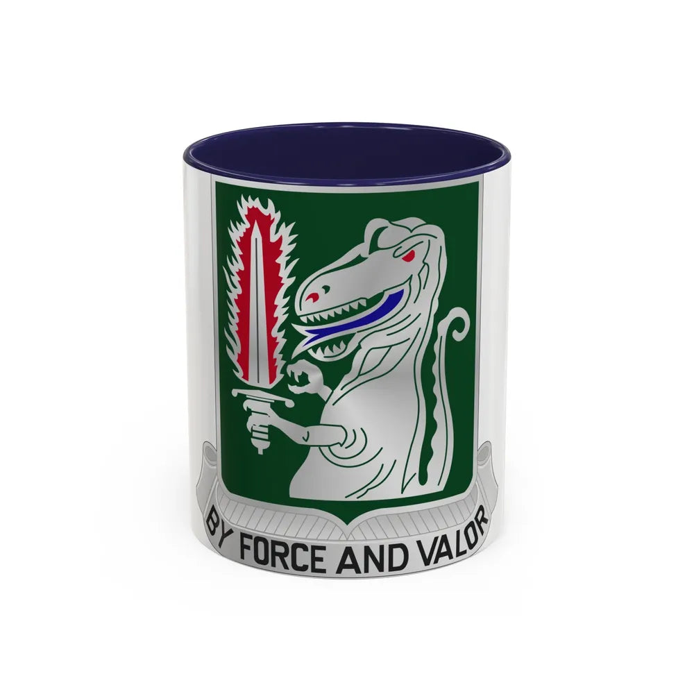 40 Cavalry Regiment (U.S. Army) Accent Coffee Mug-11oz-Navy-Go Mug Yourself