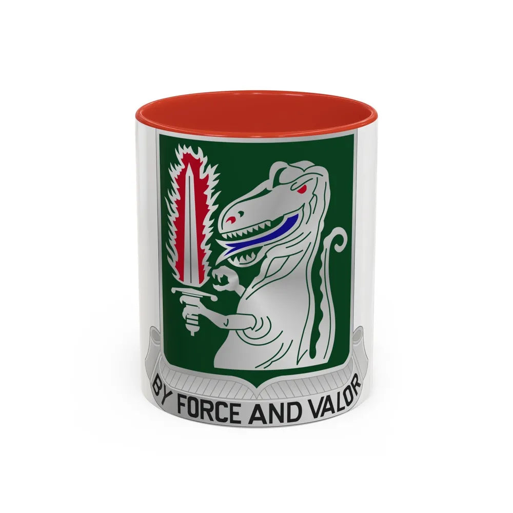 40 Cavalry Regiment (U.S. Army) Accent Coffee Mug-11oz-Red-Go Mug Yourself