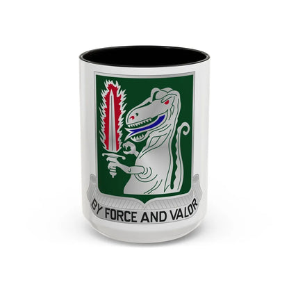 40 Cavalry Regiment (U.S. Army) Accent Coffee Mug-15oz-Black-Go Mug Yourself