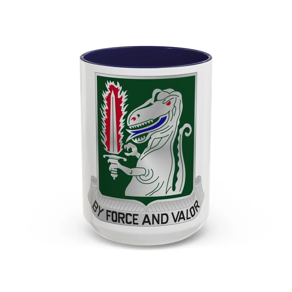 40 Cavalry Regiment (U.S. Army) Accent Coffee Mug-15oz-Navy-Go Mug Yourself