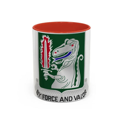 40 Cavalry Regiment (U.S. Army) Accent Coffee Mug 11oz Red - Go Mug Yourself