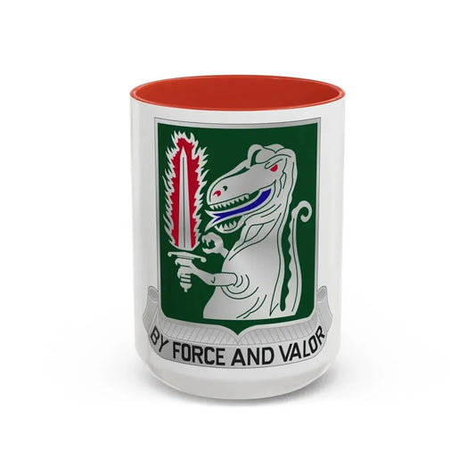40 Cavalry Regiment (U.S. Army) Accent Coffee Mug 15oz Red - Go Mug Yourself