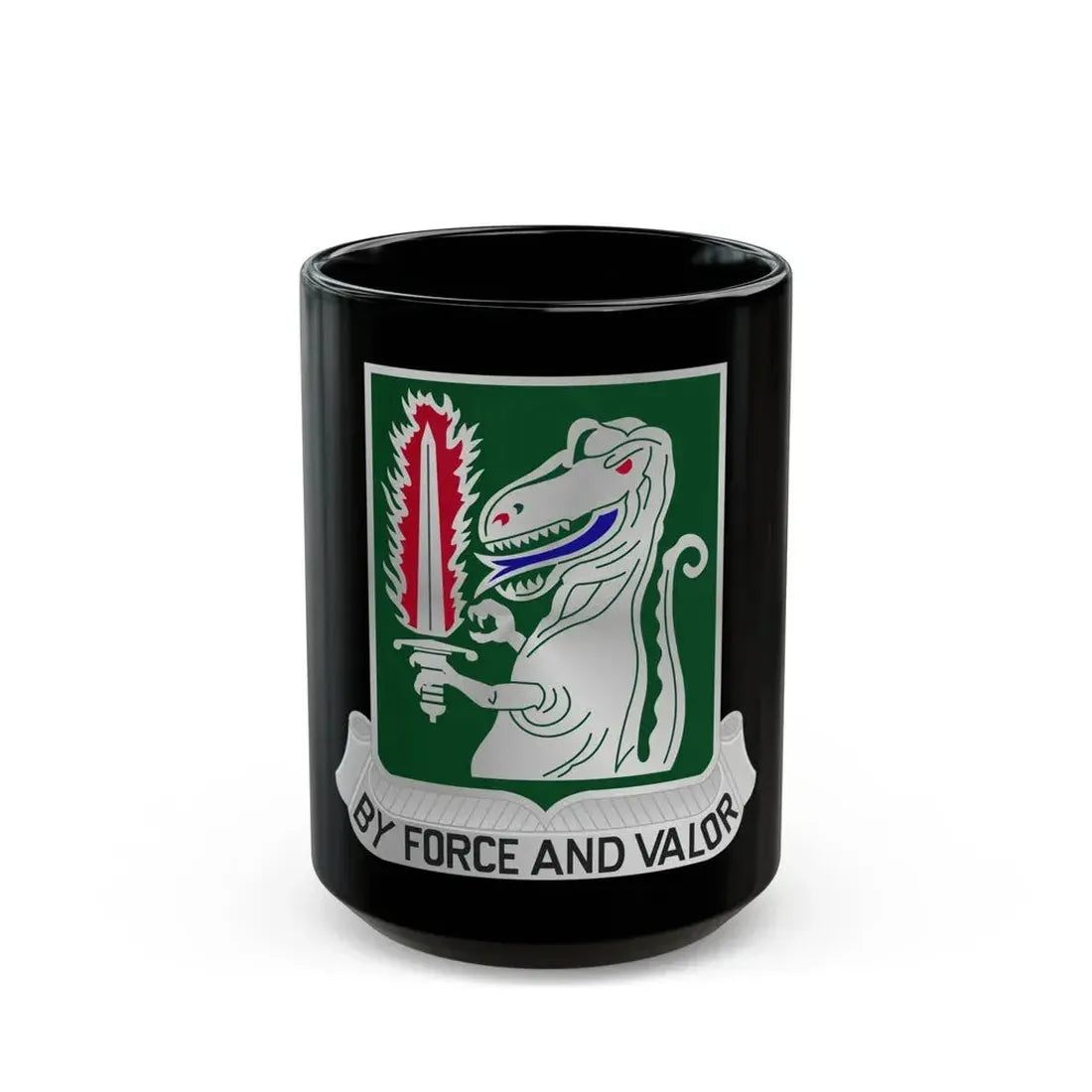 40 Cavalry Regiment (U.S. Army) Black Coffee Mug 15oz - Go Mug Yourself