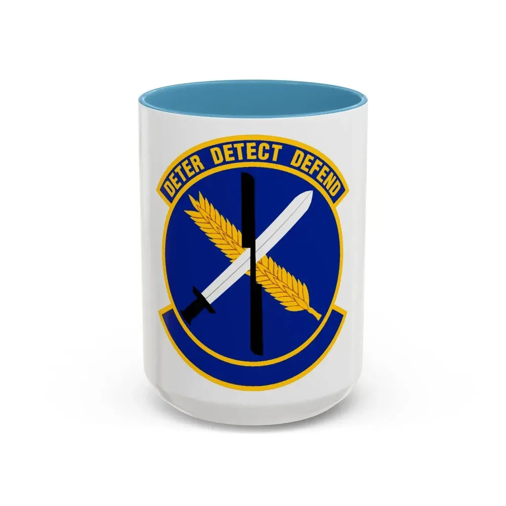 40 Helicopter Squadron AFGSC (U.S. Air Force) Accent Coffee Mug 15oz Light Blue - Go Mug Yourself