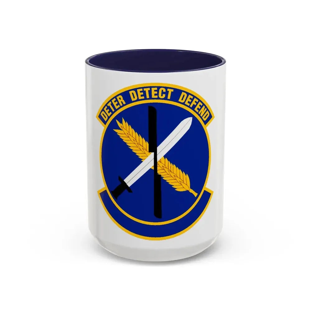 40 Helicopter Squadron AFGSC (U.S. Air Force) Accent Coffee Mug 15oz Navy - Go Mug Yourself