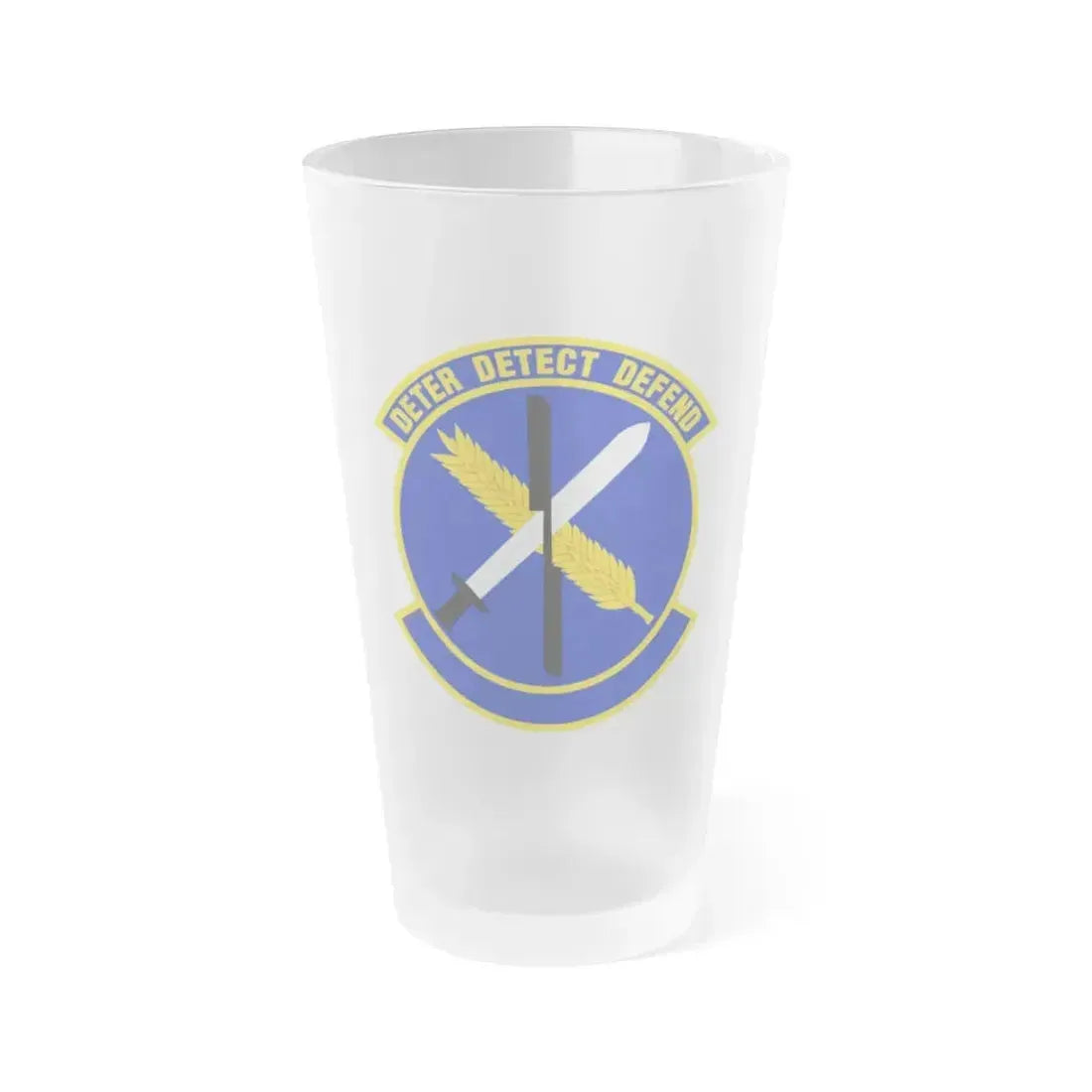 40 Helicopter Squadron AFGSC (U.S. Air Force) Frosted Pint Glass 16oz 16oz Frosted - Go Mug Yourself