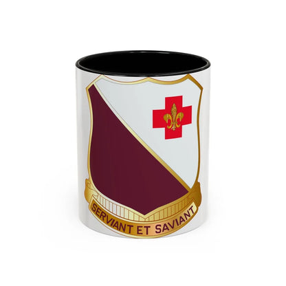 40 Medical Battalion (U.S. Army) Accent Coffee Mug-11oz-Black-Go Mug Yourself