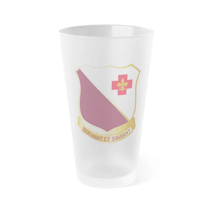 40 Medical Battalion (U.S. Army) Frosted Pint Glass 16oz-Go Mug Yourself