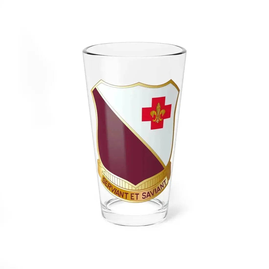 40 Medical Battalion (U.S. Army) Pint Glass 16oz 16oz - Go Mug Yourself