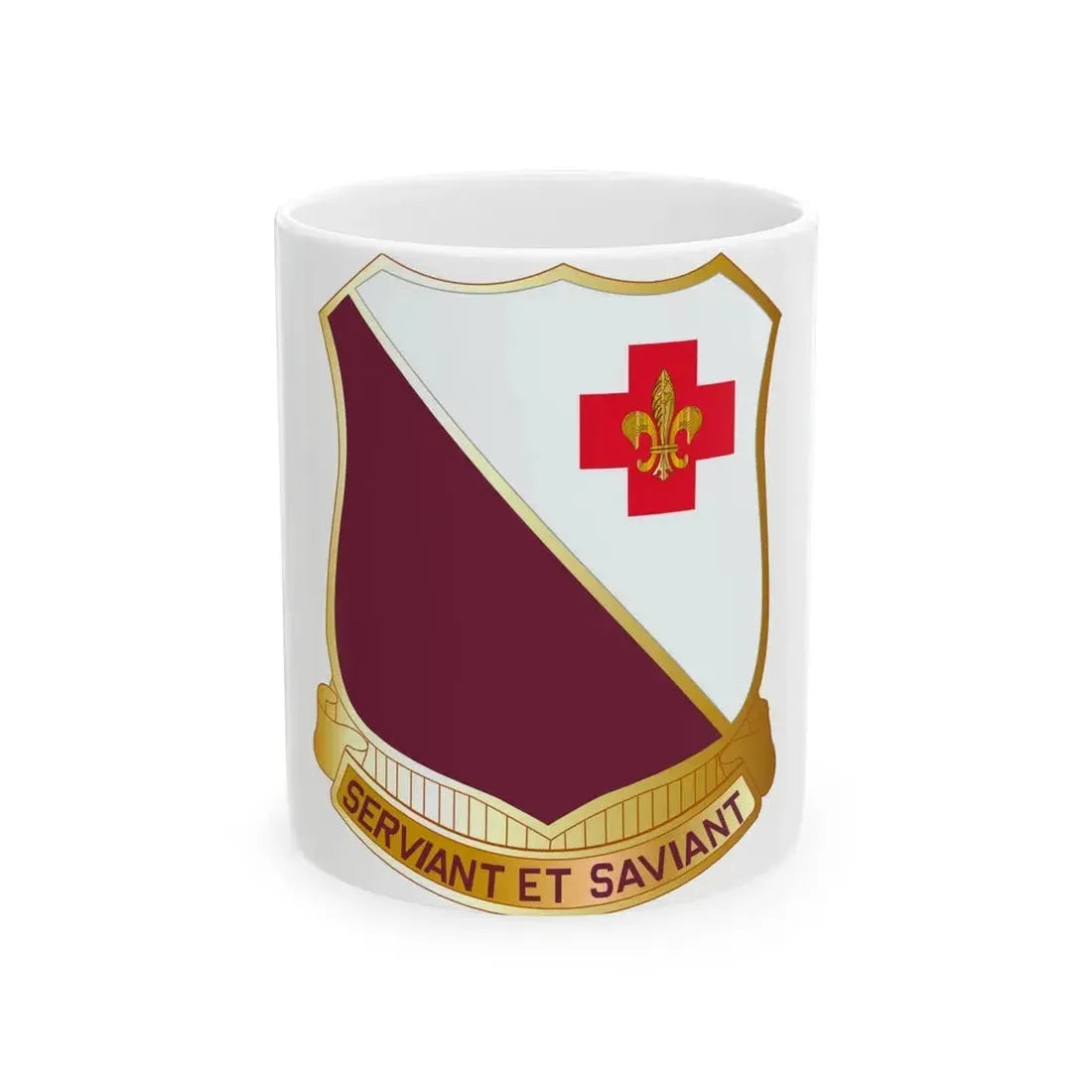 40 Medical Battalion (U.S. Army) White Coffee Mug 11oz - Go Mug Yourself