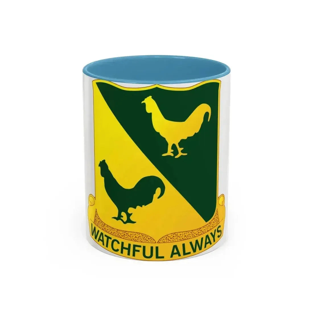400 Military Police Battalion (U.S. Army) Accent Coffee Mug 11oz Light Blue - Go Mug Yourself