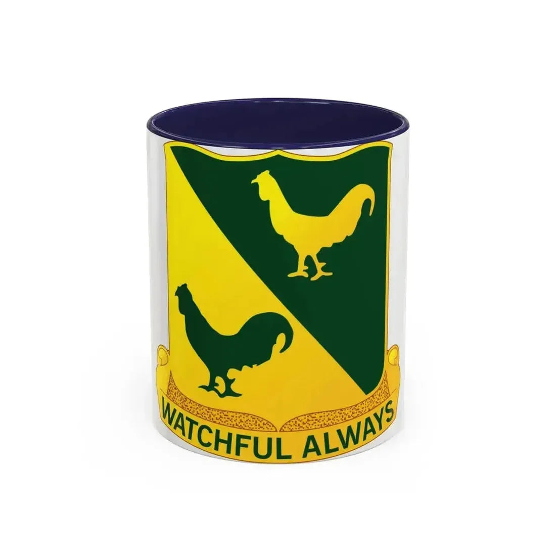 400 Military Police Battalion (U.S. Army) Accent Coffee Mug 11oz Navy - Go Mug Yourself
