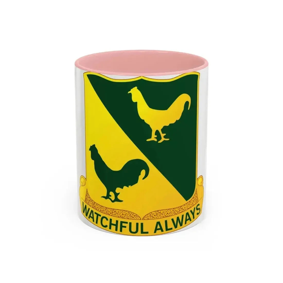 400 Military Police Battalion (U.S. Army) Accent Coffee Mug 11oz Pink - Go Mug Yourself