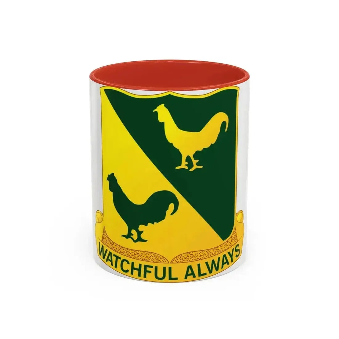 400 Military Police Battalion (U.S. Army) Accent Coffee Mug 11oz Red - Go Mug Yourself