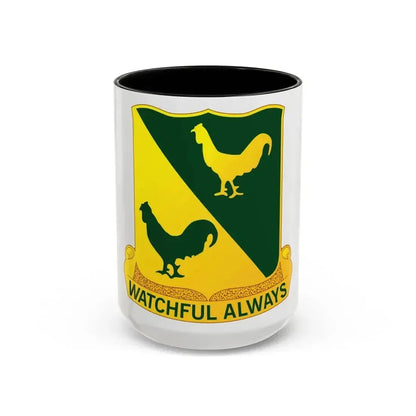 400 Military Police Battalion (U.S. Army) Accent Coffee Mug 15oz Black - Go Mug Yourself