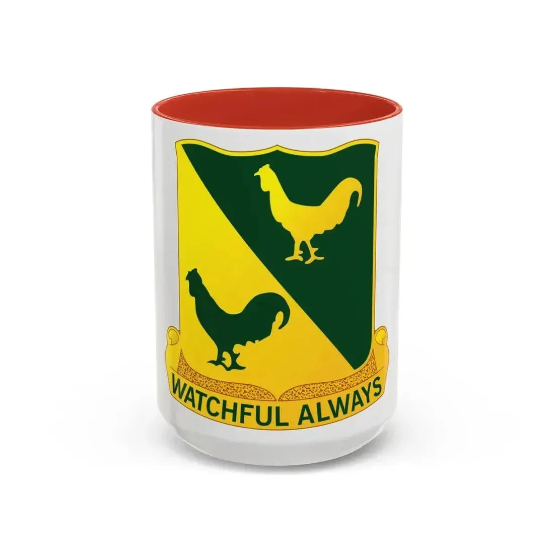 400 Military Police Battalion (U.S. Army) Accent Coffee Mug 15oz Red - Go Mug Yourself