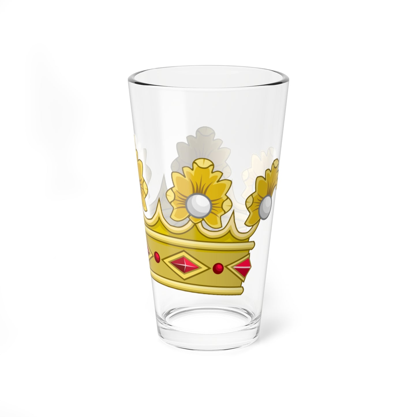 Coronet of a Duke - Kingdom of Portugal (Portugal) (Coat of Arms) Pint Glass 16oz