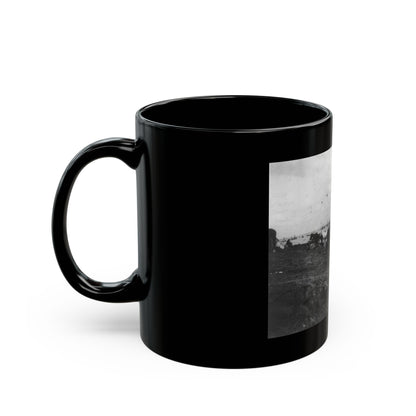 Belle Plains, Va., May 16, 1864, Encampment Of 2nd New York And 1st Massachusetts Heavy Artillery (U.S. Civil War) Black Coffee Mug