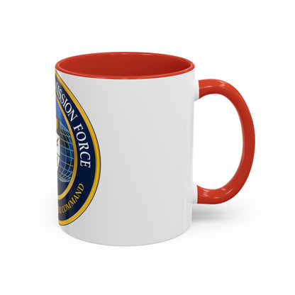 Cyber National Mission Force (U.S. Army) Accent Coffee Mug