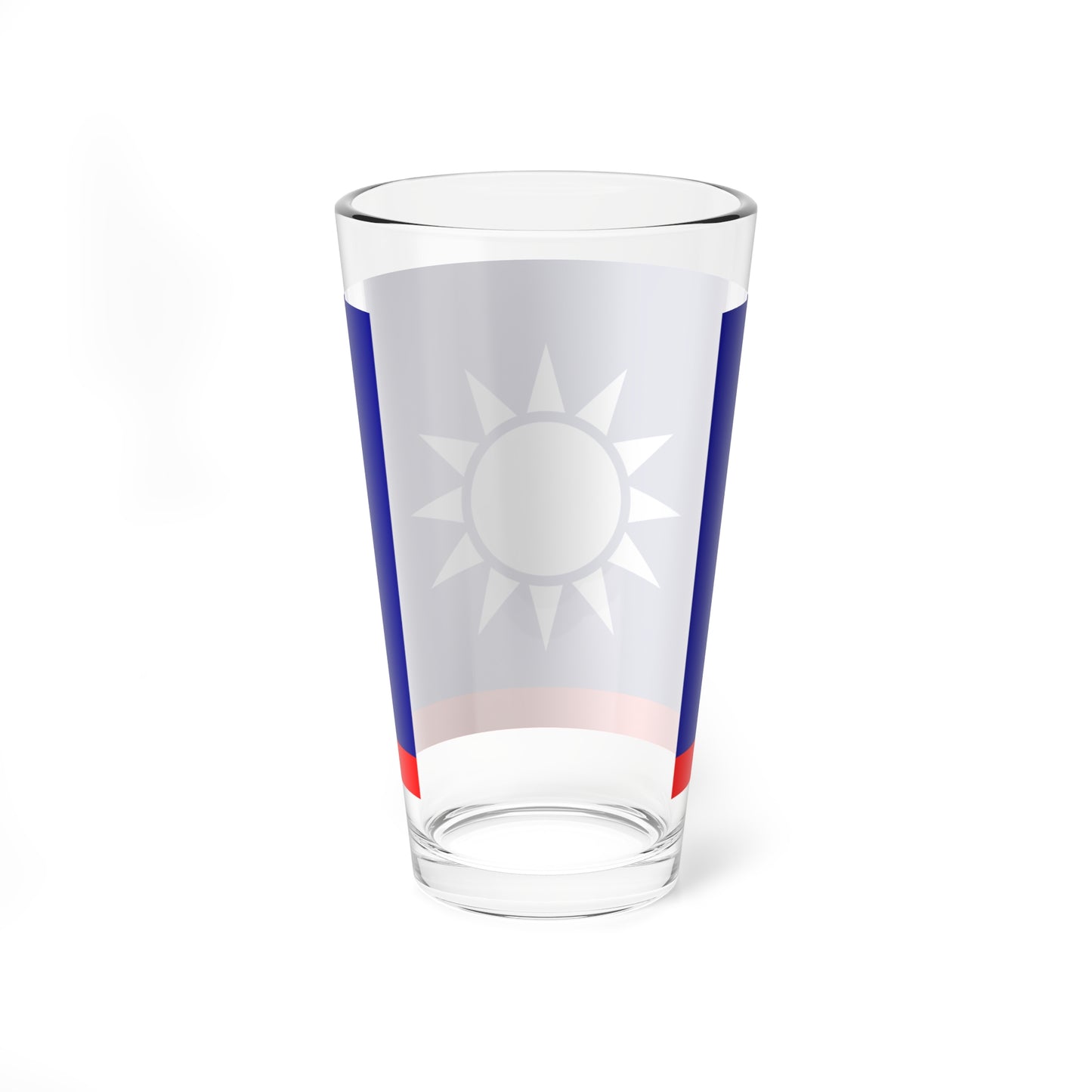 ROCN Vice Admirals Flag 1929 (China) Pint Glass 16oz