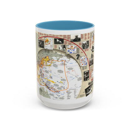 World War II- Asia and the Pacific (1991) (Map) Accent Coffee Mug