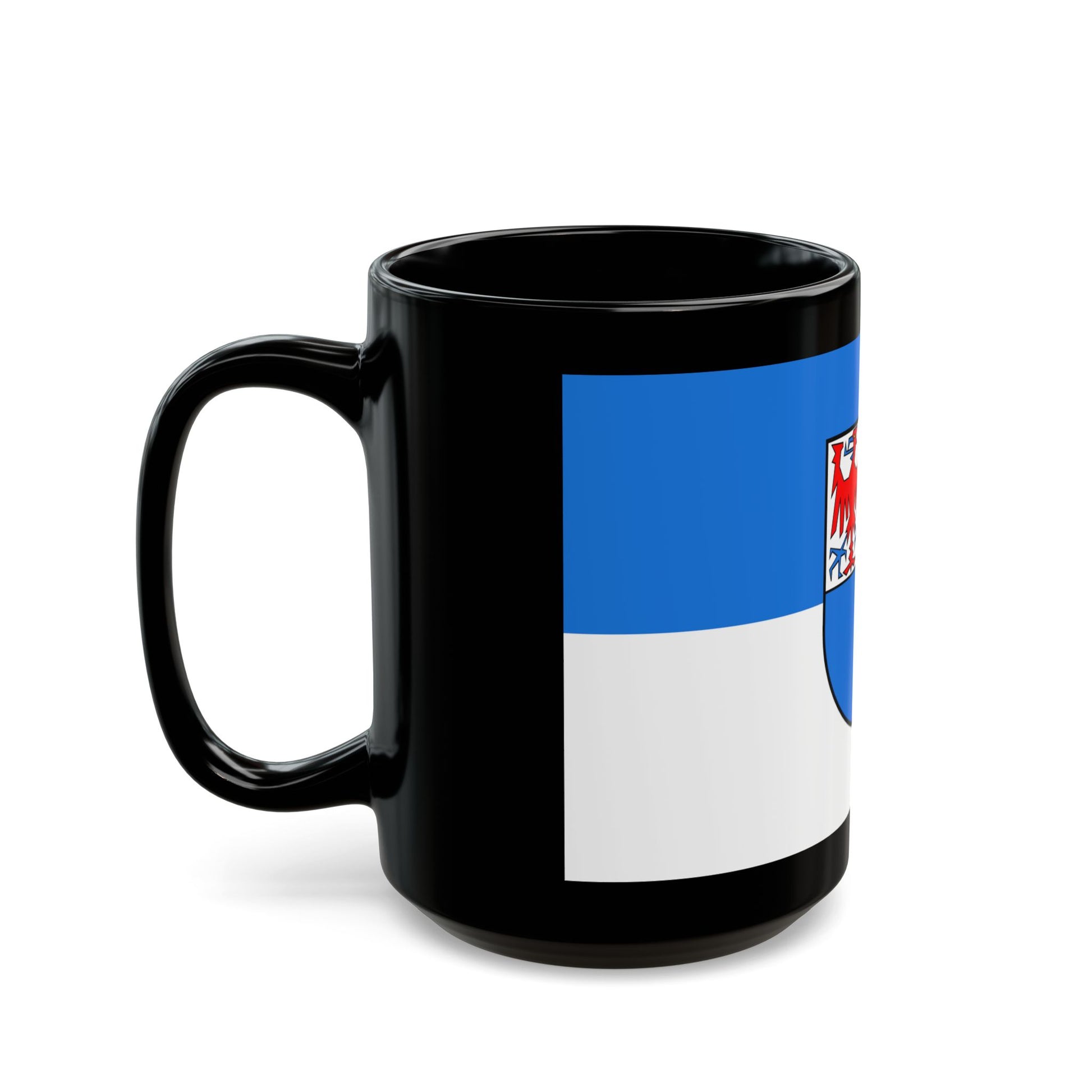 Flag of Schwarzwald Baar Kreis Germany - Black Coffee Mug-Go Mug Yourself