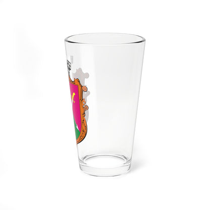 Menas heraldica (Ukraine) (Coat of Arms) Pint Glass 16oz