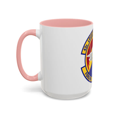 43d Logistics Support Squadron (U.S. Air Force) Accent Coffee Mug