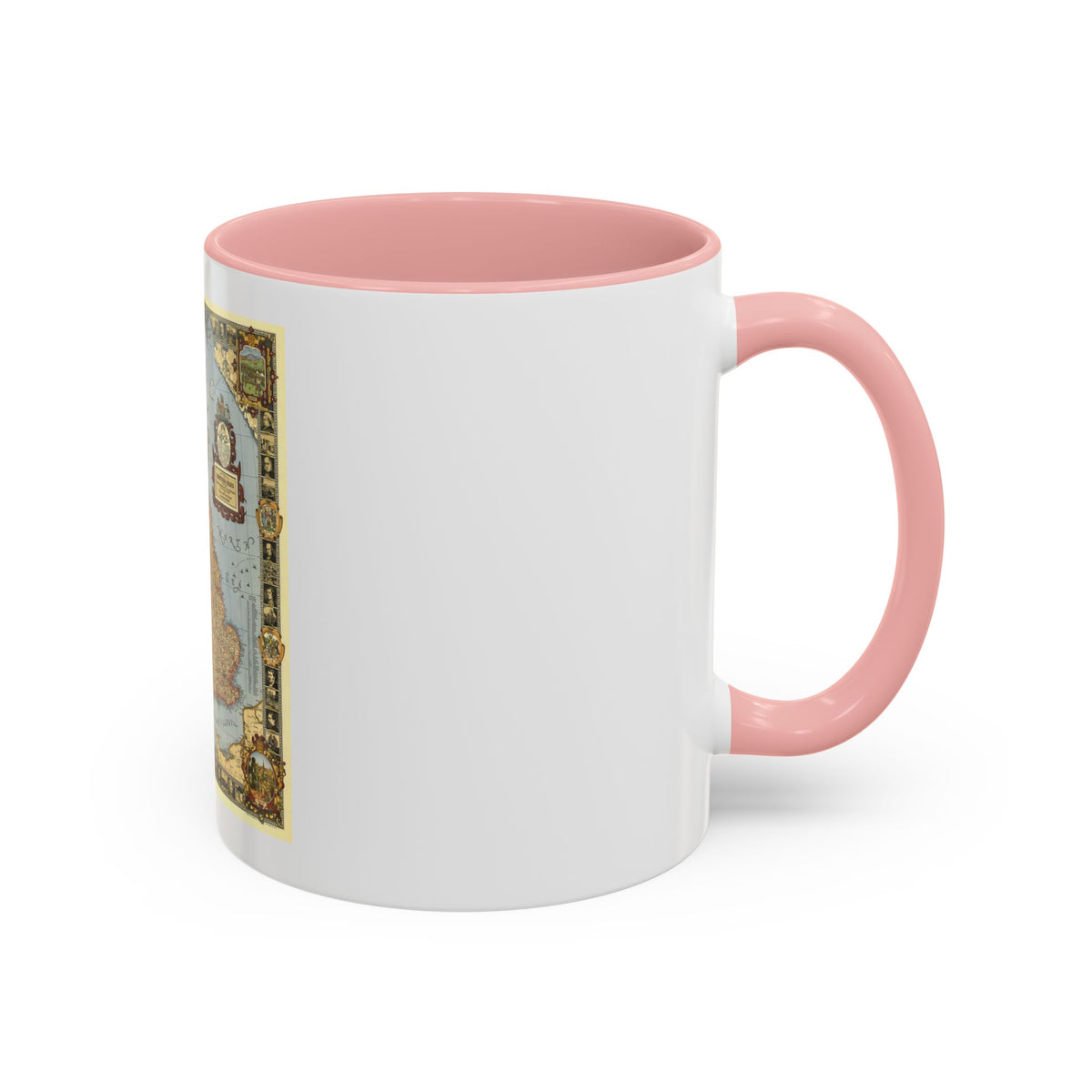 Great Britain - A Modern Pilgrim's Map (1937) (Map) Accent Coffee Mug