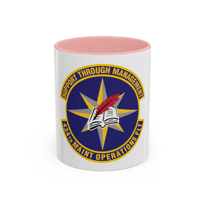 434th Maintenance Operations Flight (U.S. Air Force) Accent Coffee Mug