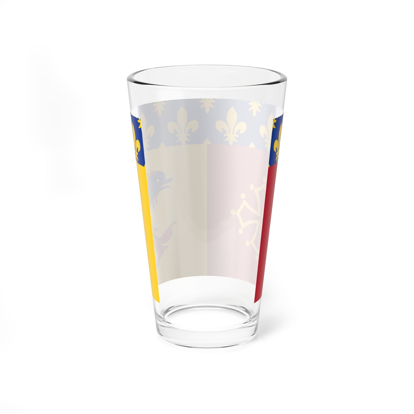 Flag of Hautes-Alpes (France) Pint Glass 16oz