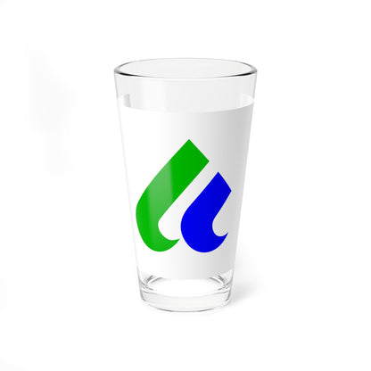 Flag of Asagiri Kumamoto (Japan) Pint Glass 16oz
