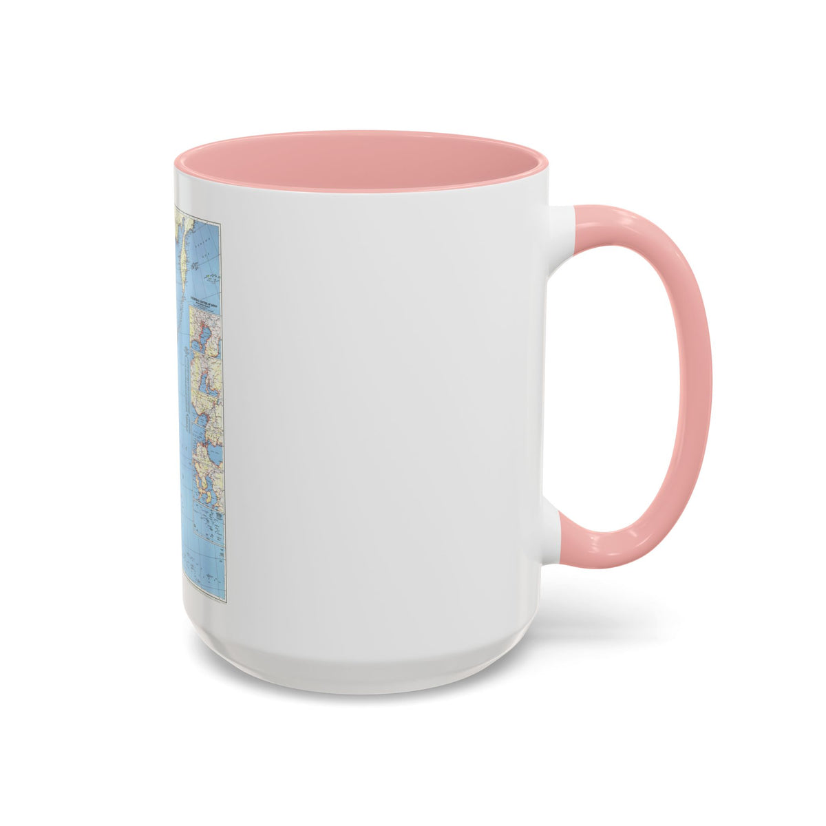 Japan and Adjacent Regions (1944) (Map) Accent Coffee Mug