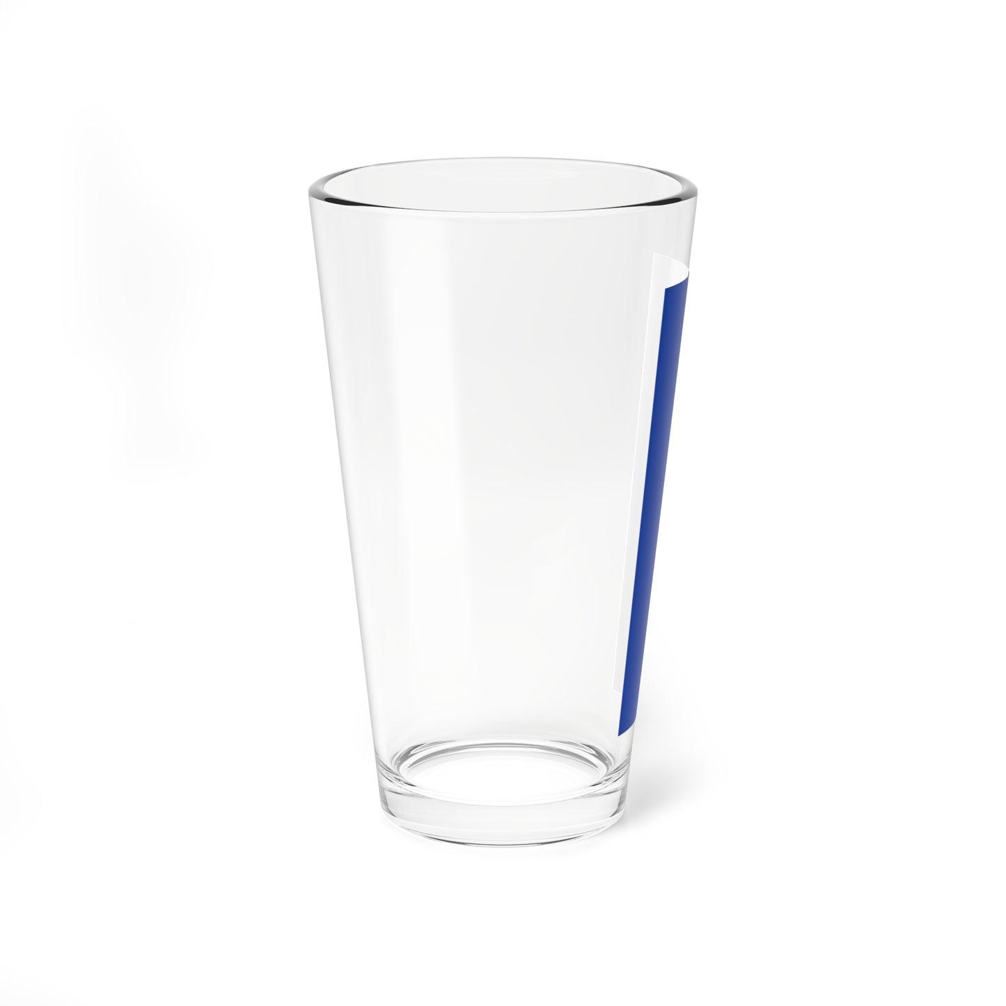 Flag blue white 2x5 (Germany) Pint Glass 16oz