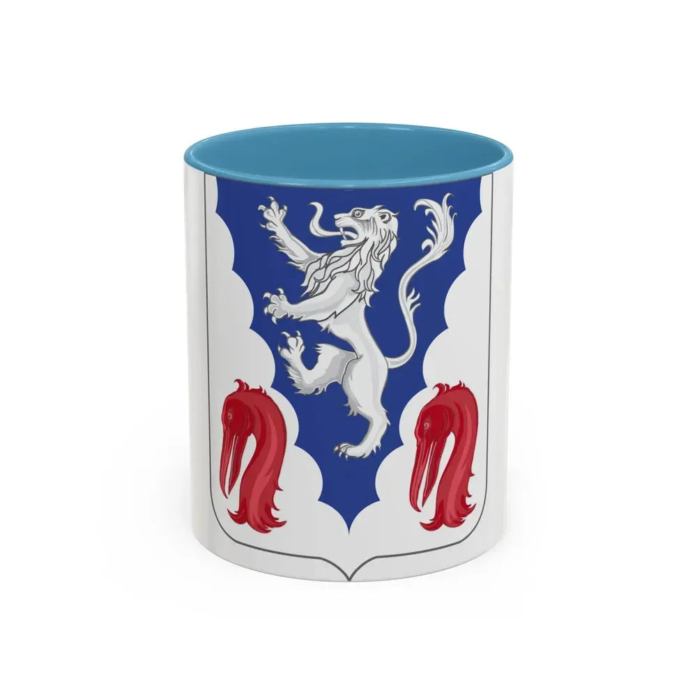 401 Glider Infantry Regiment 2 (U.S. Army) Accent Coffee Mug 11oz Light Blue - Go Mug Yourself