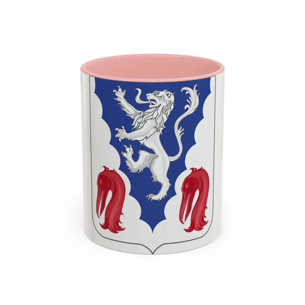 401 Glider Infantry Regiment 2 (U.S. Army) Accent Coffee Mug 11oz Pink - Go Mug Yourself
