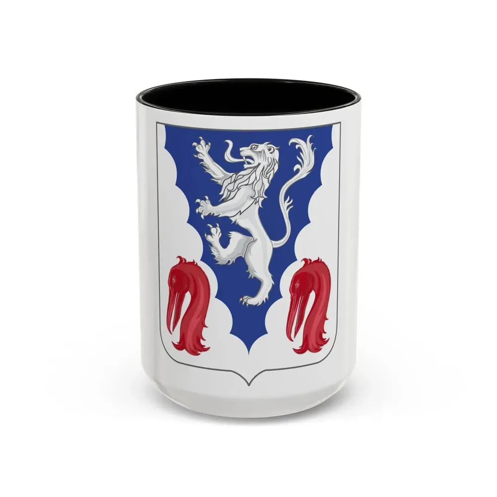 401 Glider Infantry Regiment 2 (U.S. Army) Accent Coffee Mug 15oz Black - Go Mug Yourself
