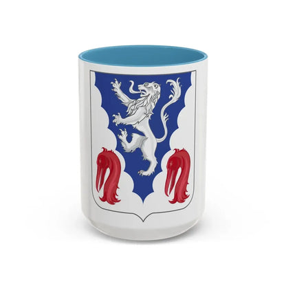 401 Glider Infantry Regiment 2 (U.S. Army) Accent Coffee Mug 15oz Light Blue - Go Mug Yourself