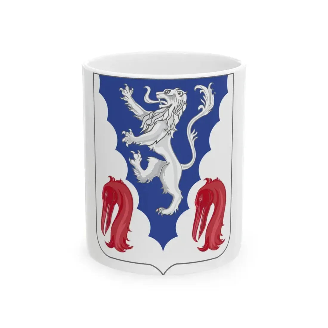 401 Glider Infantry Regiment 2 (U.S. Army) White Coffee Mug 11oz - Go Mug Yourself